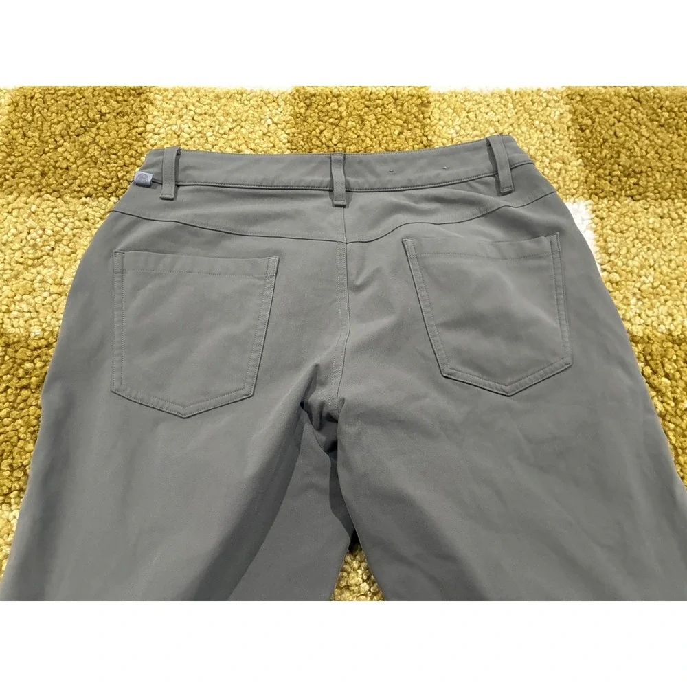 Lululemon Commission Pant Slim Gray Mens Size 30 Technical Chino Trousers‎